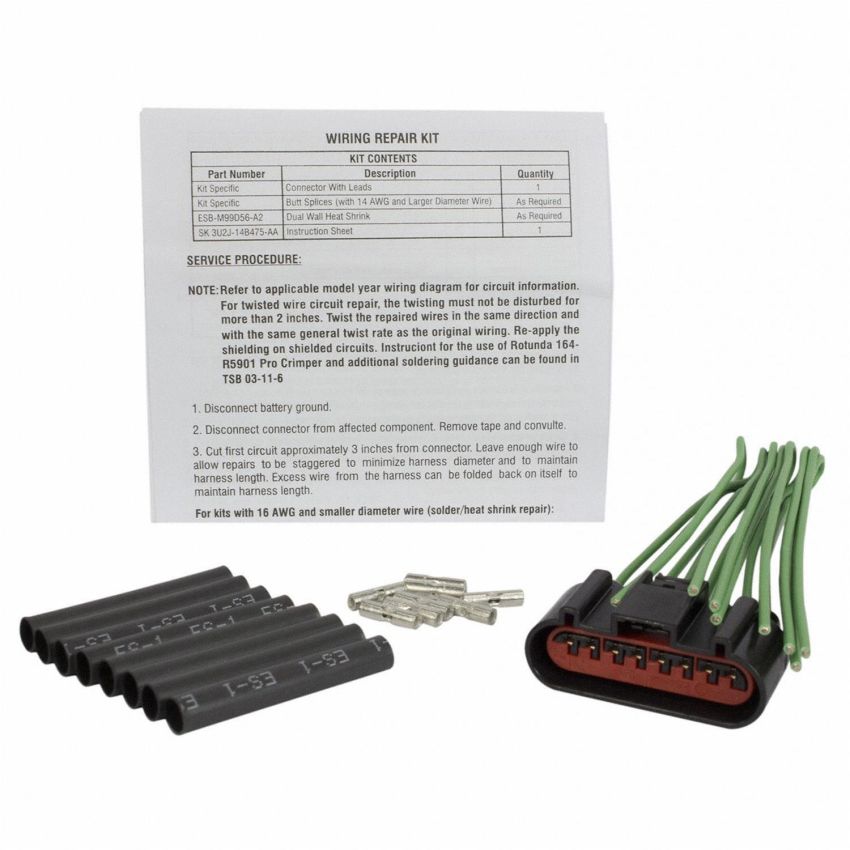 Motorcraft Wiring Connectors 3U2Z14S411MBB