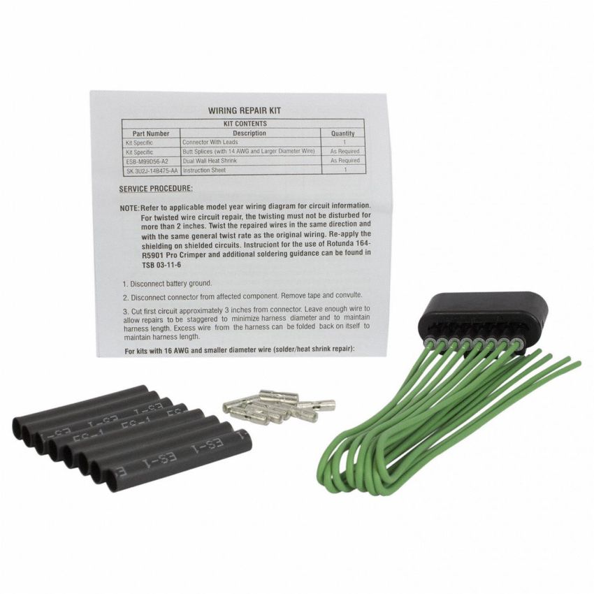 Motorcraft Wiring Connectors 3U2Z14S411MBB