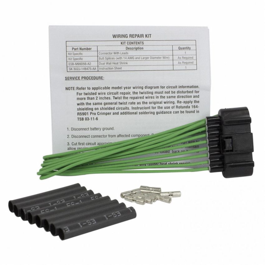 Motorcraft Wiring Connectors 3U2Z14S411MBB