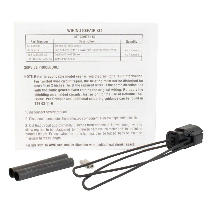 Motorcraft Wiring Connectors DU2Z14S411ALA
