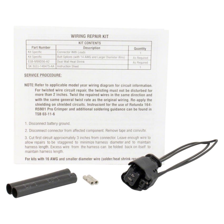 Motorcraft Wiring Connectors DU2Z14S411ALA