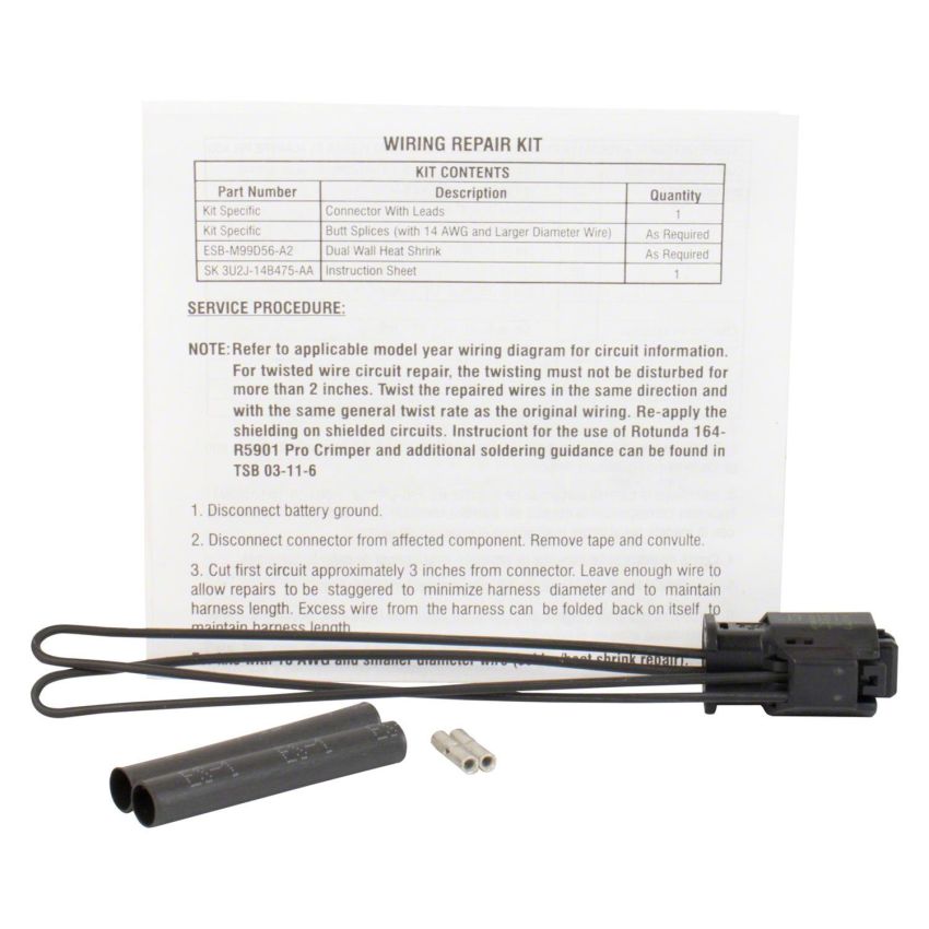 Motorcraft Wiring Connectors DU2Z14S411ALA