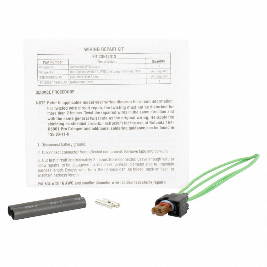 Motorcraft Wiring Connectors DU2Z14S411ANA