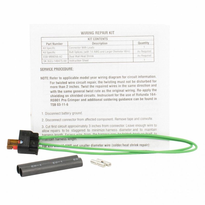Motorcraft Wiring Connectors DU2Z14S411ANA
