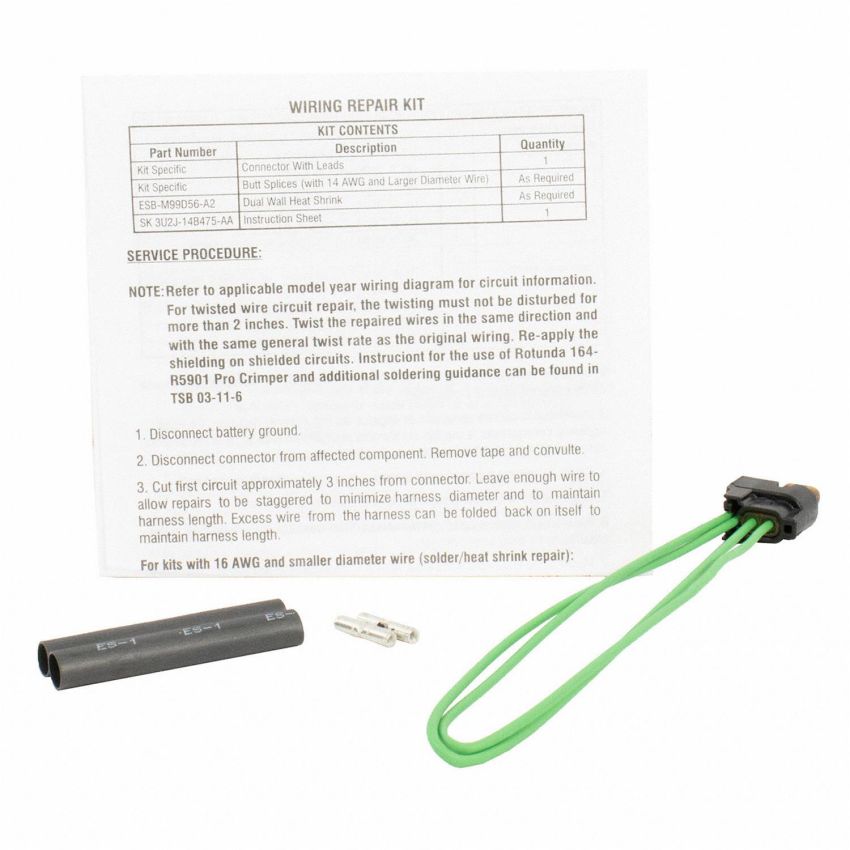 Motorcraft Wiring Connectors DU2Z14S411ANA