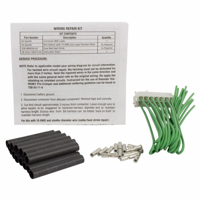 Motorcraft Wiring Connectors for 2011-2019 EXPLORER, FLEX, 2010-2019 MKT - DU2Z14S411XA