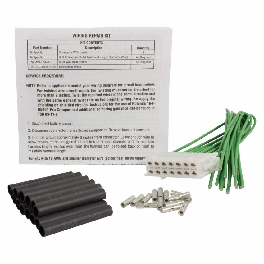Motorcraft Wiring Connectors for 2011-2019 EXPLORER, FLEX, 2010-2019 MKT - DU2Z14S411XA