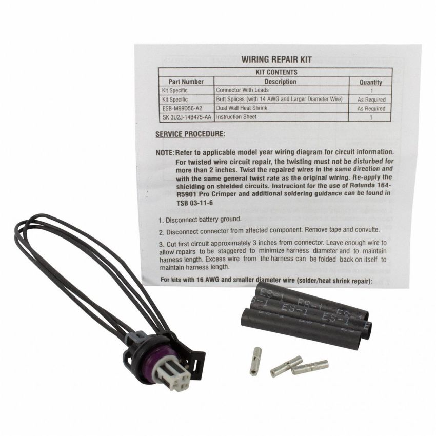 Motorcraft Wiring Connectors AU2Z14S411LB