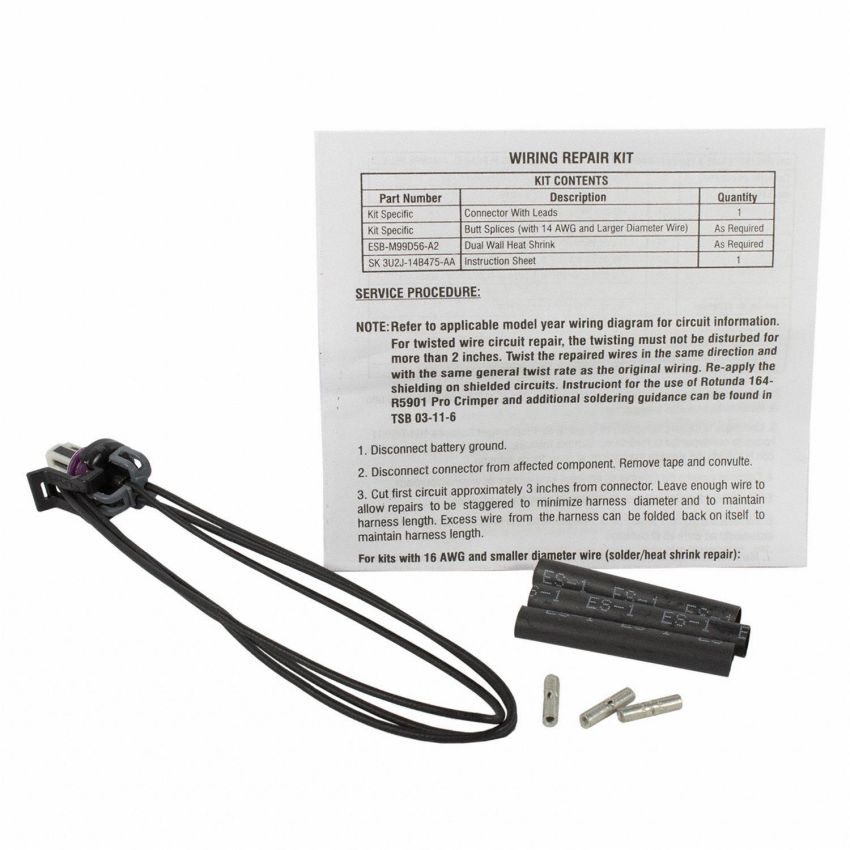 Motorcraft Wiring Connectors AU2Z14S411LB