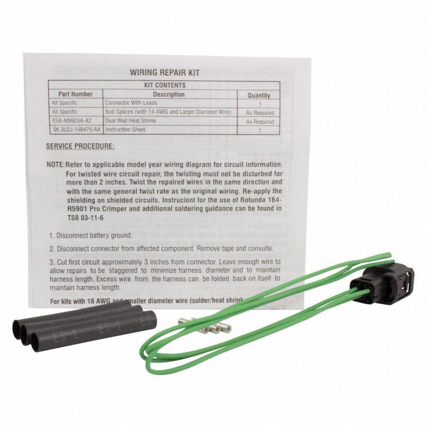 Motorcraft Wiring Connectors EU2Z14S411AA