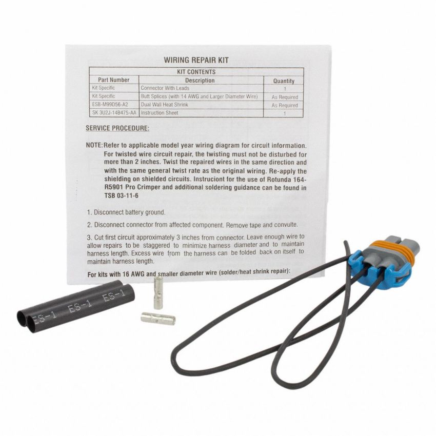 Motorcraft Wiring Connectors for 2013-2015 TAURUS - EU2Z14S411JA