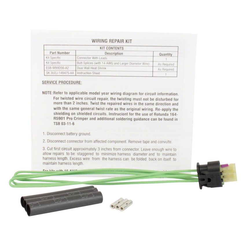 Motorcraft Wiring Connectors for 2013-2018 C-MAX, ESCAPE, 2012-2014 FOCUS - DU2Z14S411ARA