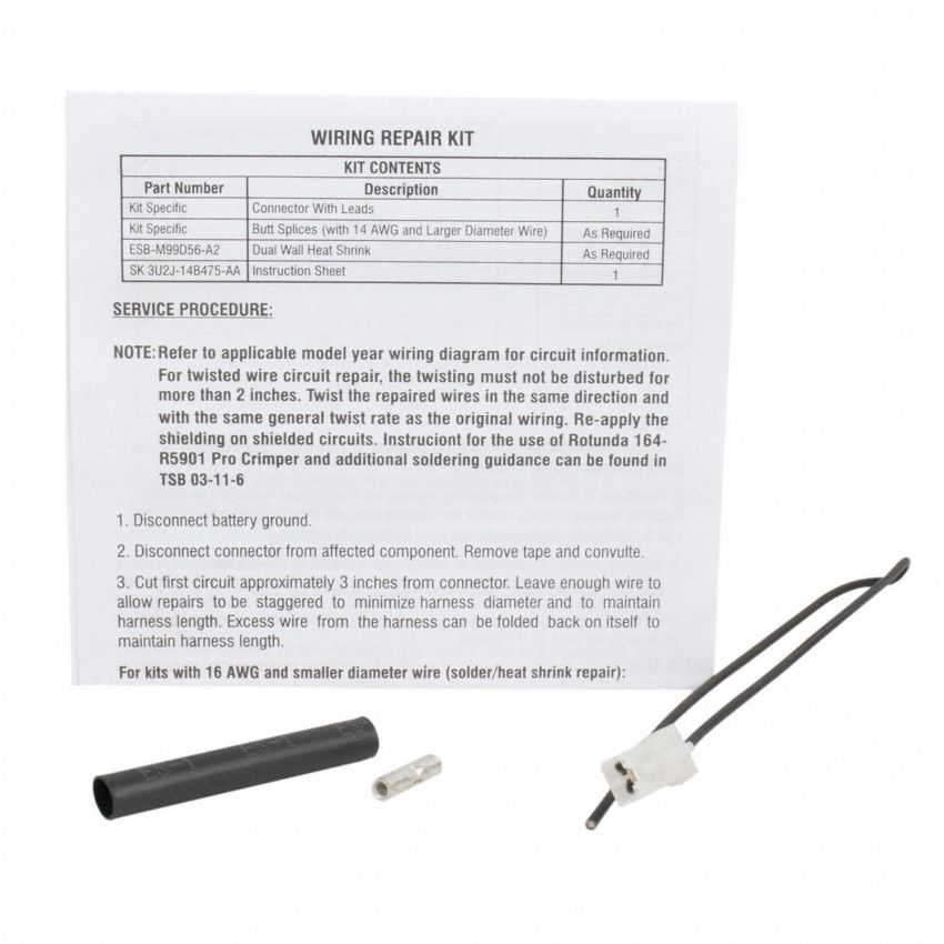 Motorcraft Wiring Connectors DU2Z14S411BAA