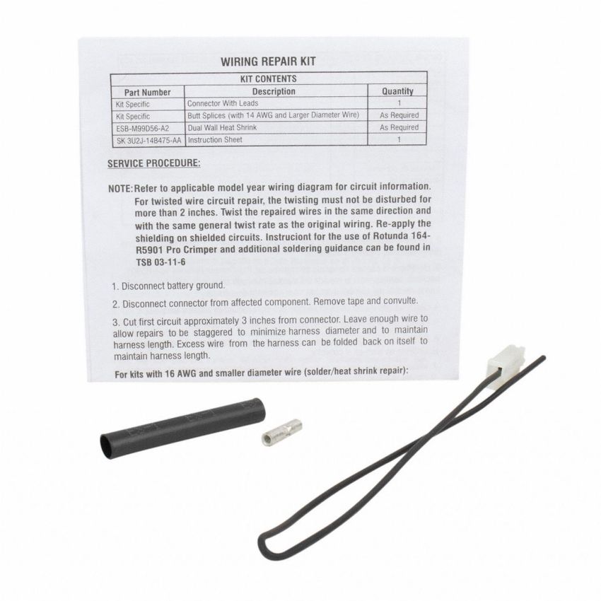 Motorcraft Wiring Connectors DU2Z14S411BAA