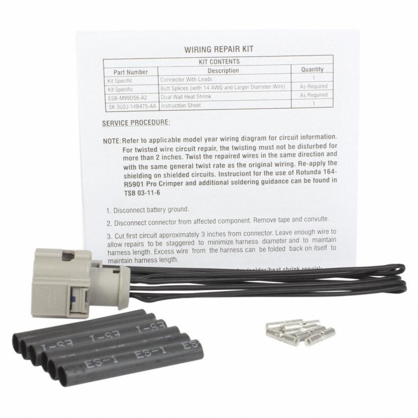 Motorcraft Wiring Connectors EU2Z14S411FA