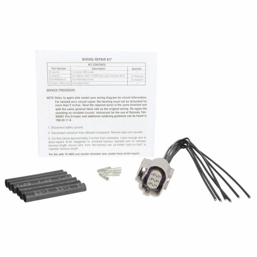 Motorcraft Wiring Connectors EU2Z14S411FA