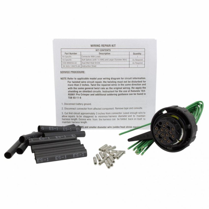 Motorcraft Wiring Connectors EU2Z14S411HA