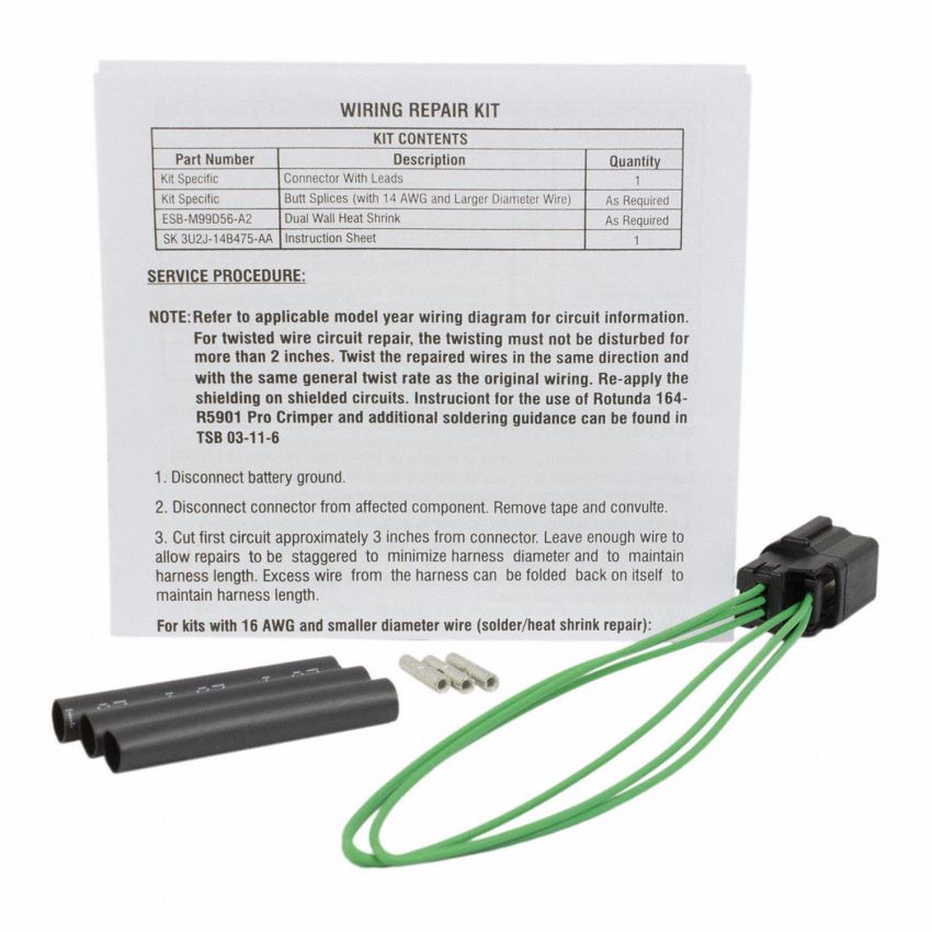 Motorcraft Wiring Connectors AU2Z14S411AFB