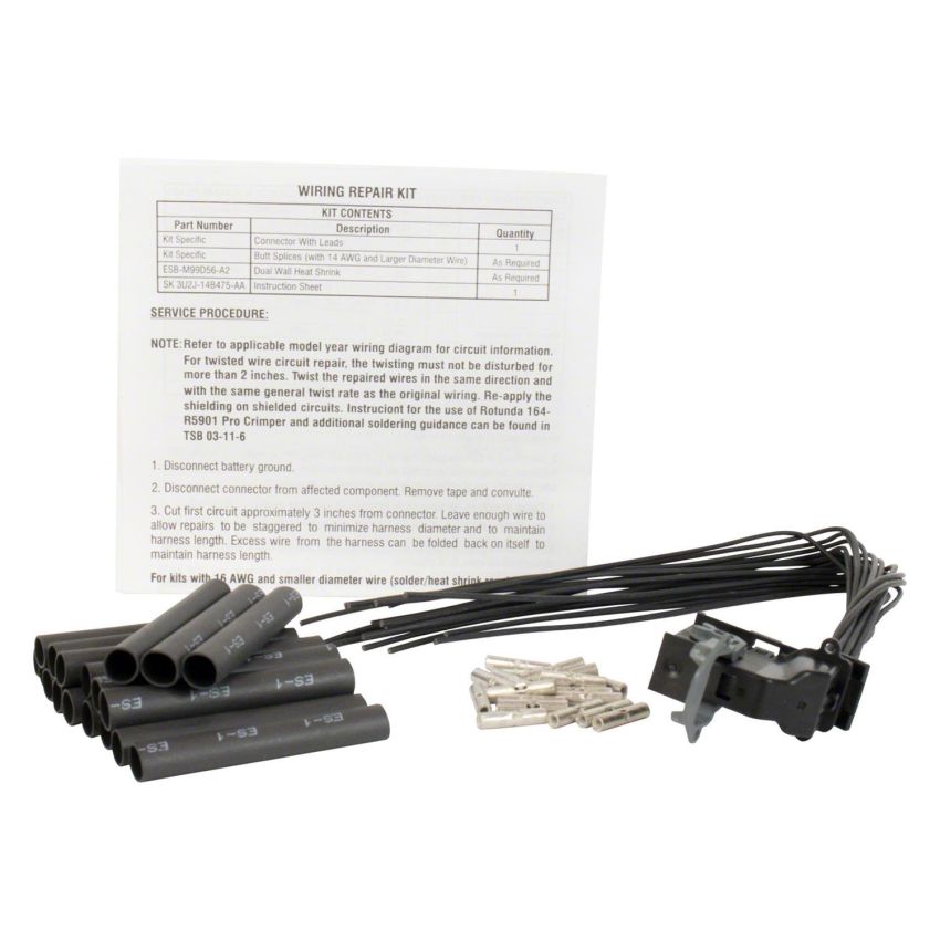 Motorcraft Wiring Connectors EU2Z14S411LA