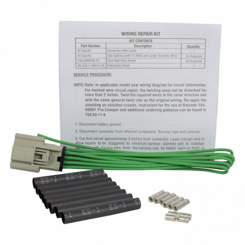 Motorcraft Wiring Connectors and Pigtails FU2Z14S411AA