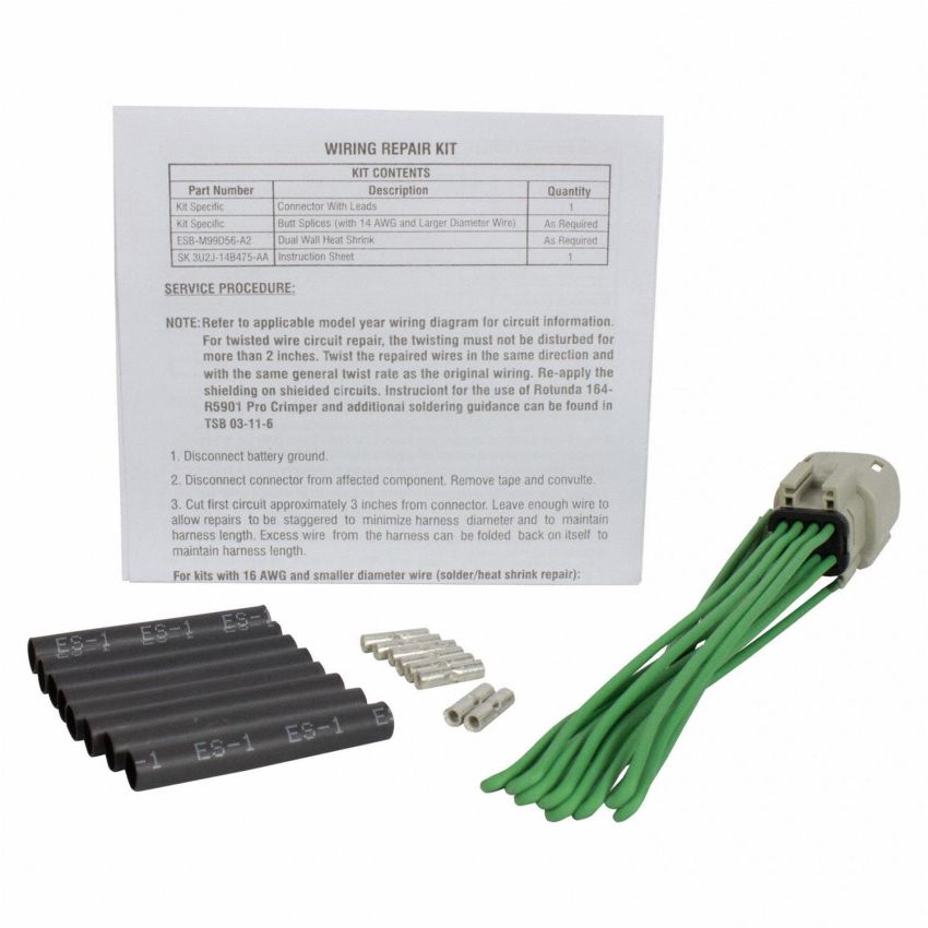 Motorcraft Wiring Connectors and Pigtails FU2Z14S411AA