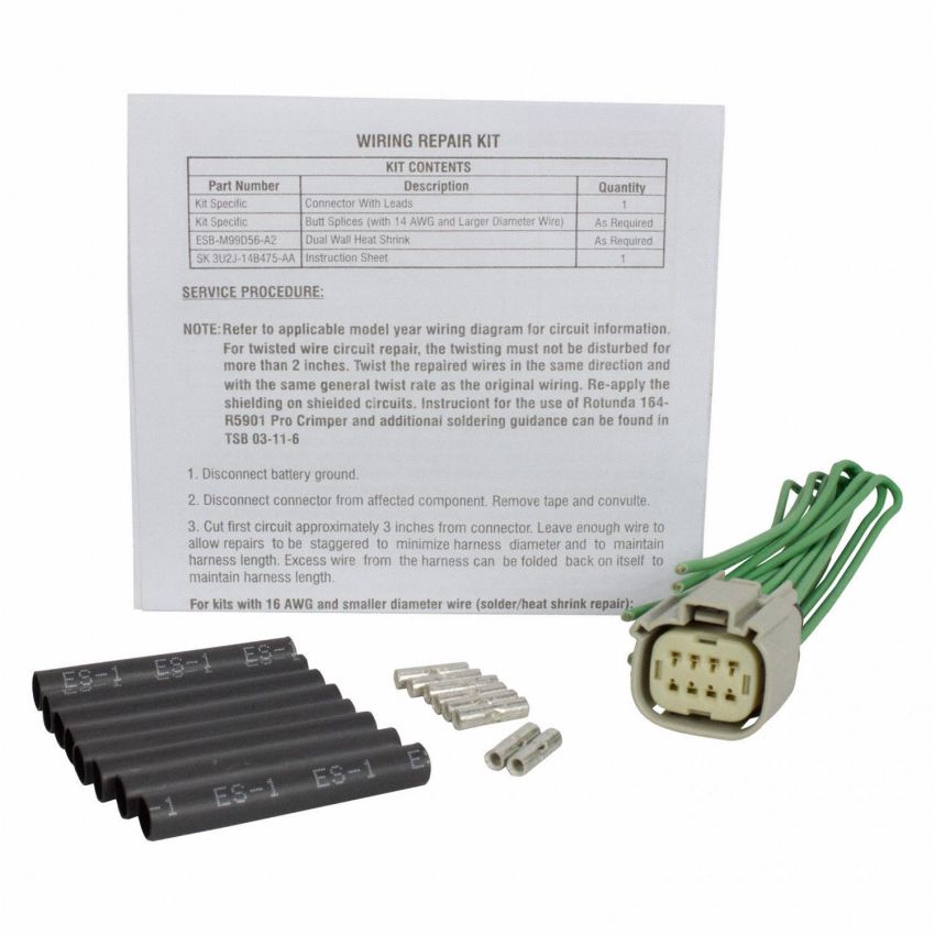 Motorcraft Wiring Connectors and Pigtails FU2Z14S411AA