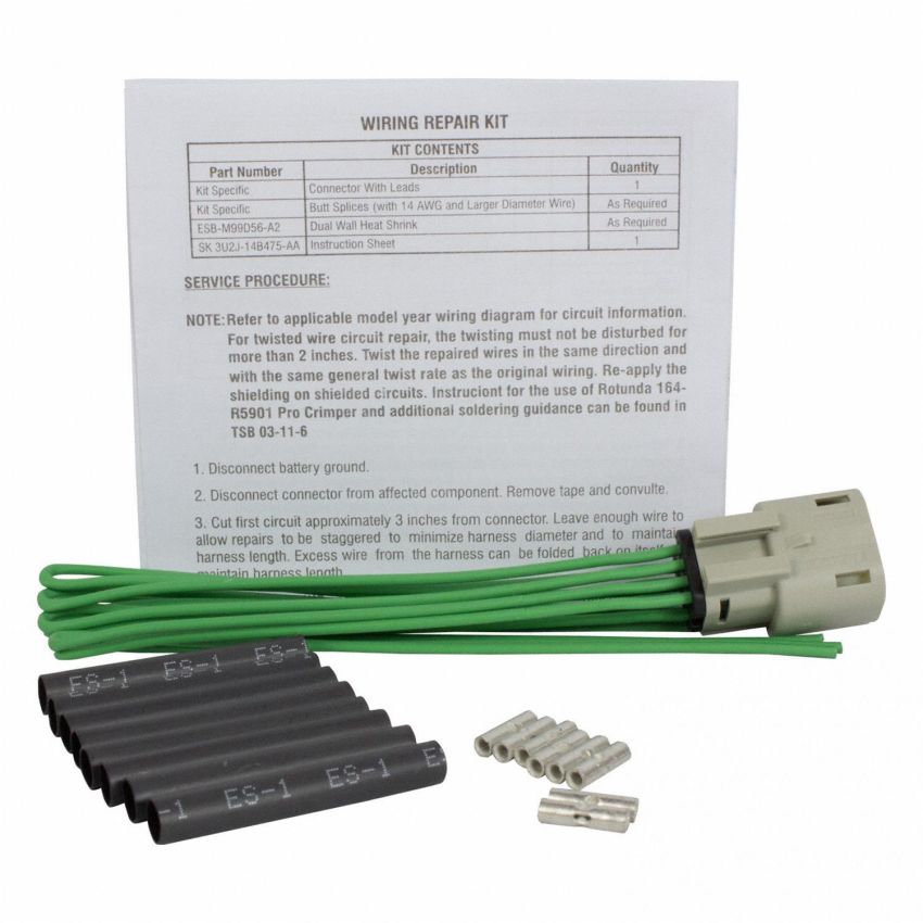 Motorcraft Wiring Connectors and Pigtails FU2Z14S411AA