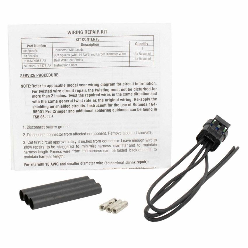 Motorcraft Wiring Connectors and Pigtails EU2Z14S411NA