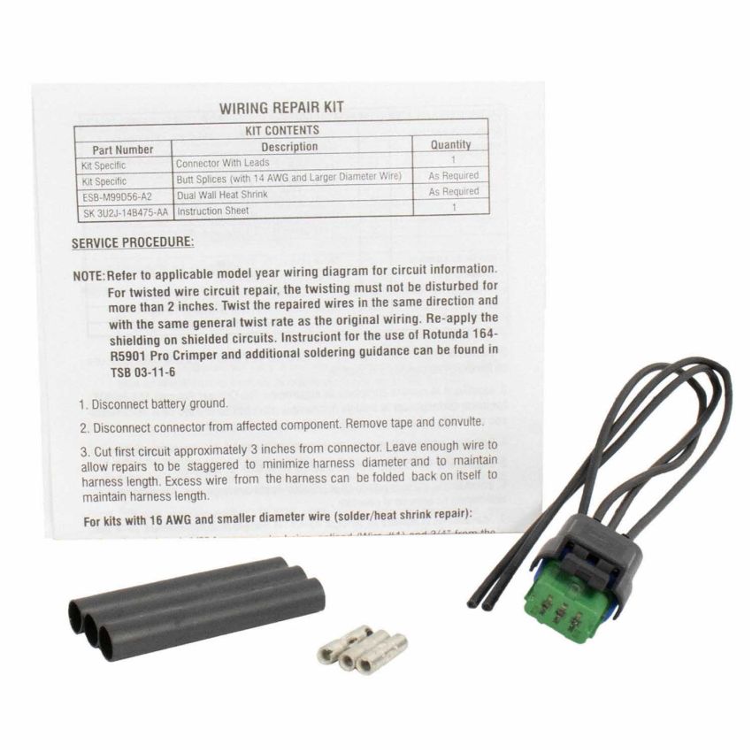 Motorcraft Wiring Connectors and Pigtails EU2Z14S411NA