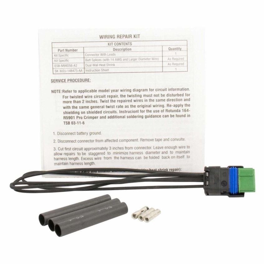 Motorcraft Wiring Connectors and Pigtails EU2Z14S411NA