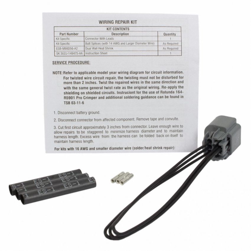 Motorcraft Wiring Connectors EU2Z14S411UA