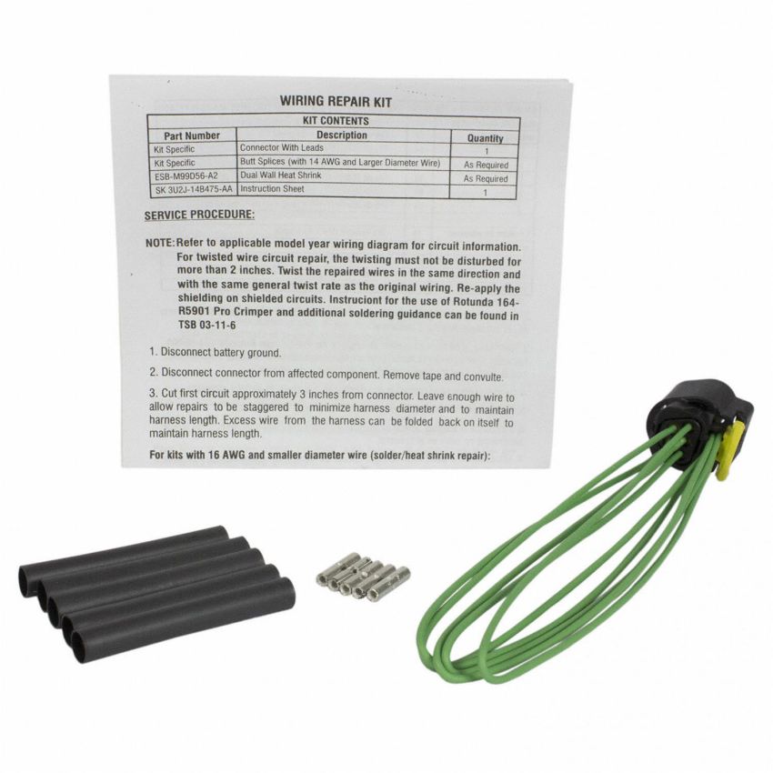 Motorcraft Wiring Connectors FU2Z14S411HA