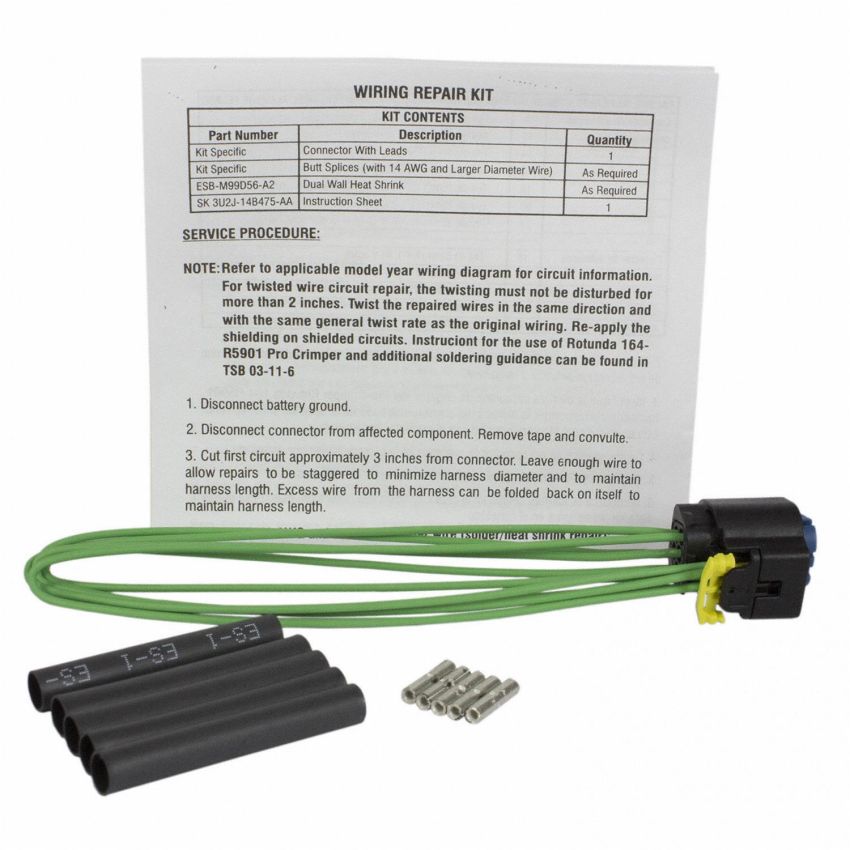 Motorcraft Wiring Connectors FU2Z14S411HA