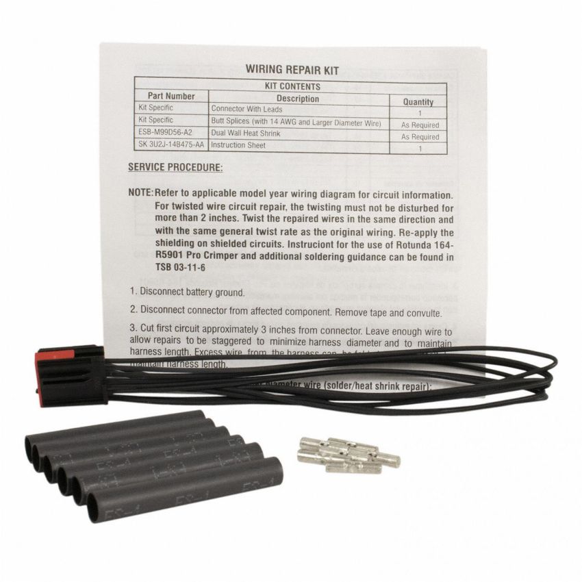 Motorcraft Wiring Connectors FU2Z14S411KA