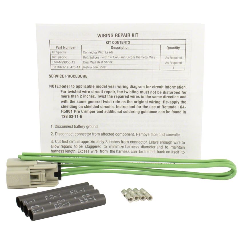 Motorcraft Wiring Connectors and Pigtails FU2Z14S411PA