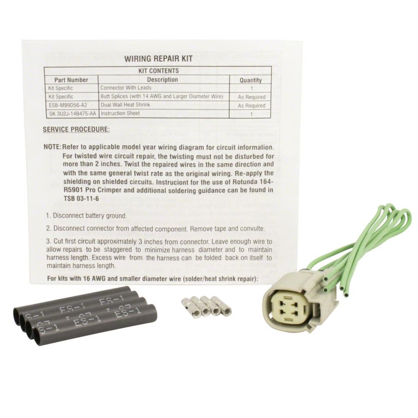 Motorcraft Wiring Connectors and Pigtails FU2Z14S411PA