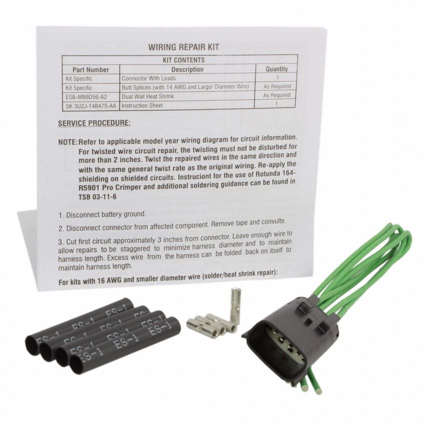 Motorcraft Wiring Connectors FU2Z14S411ABA