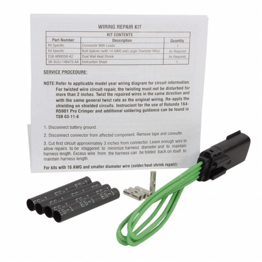 Motorcraft Wiring Connectors FU2Z14S411ABA