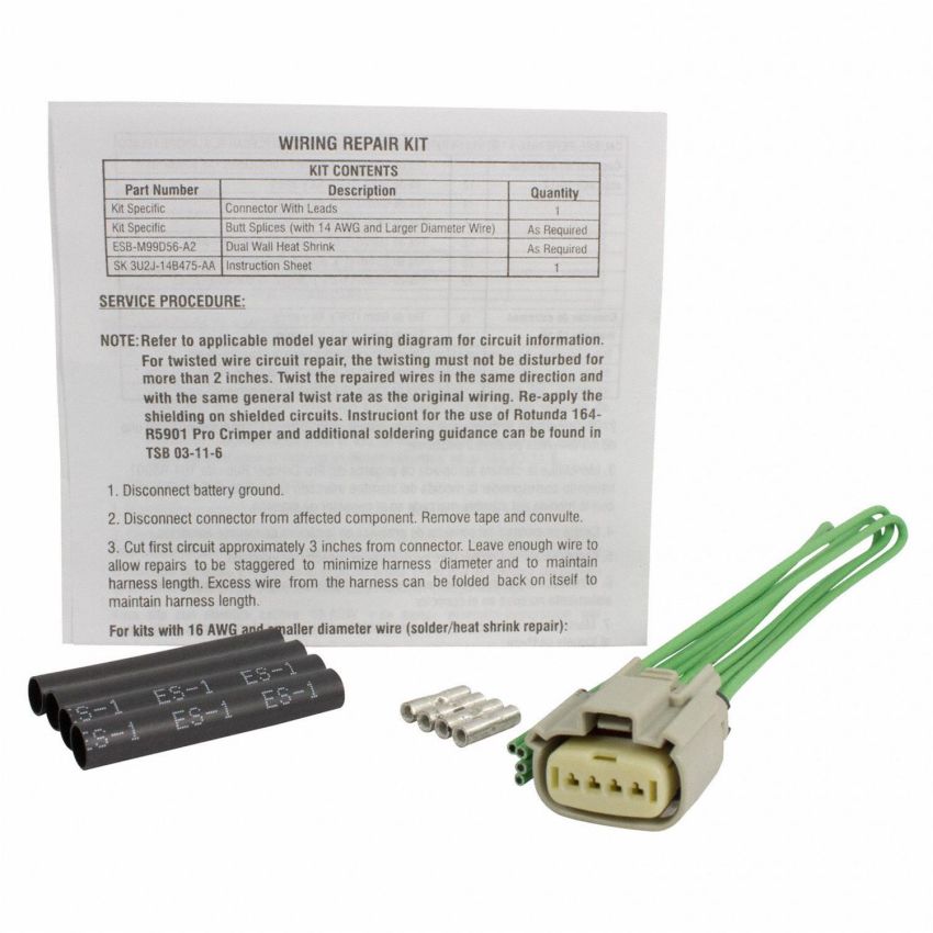 Motorcraft Wiring Connectors for 2015-2016 EXPLORER, 2022-2023 F-150, 2014-2019 FLEX - FU2Z14S411AJA