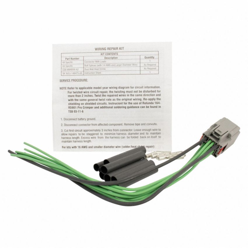 Motorcraft Wiring Connectors FU2Z14S411AKA
