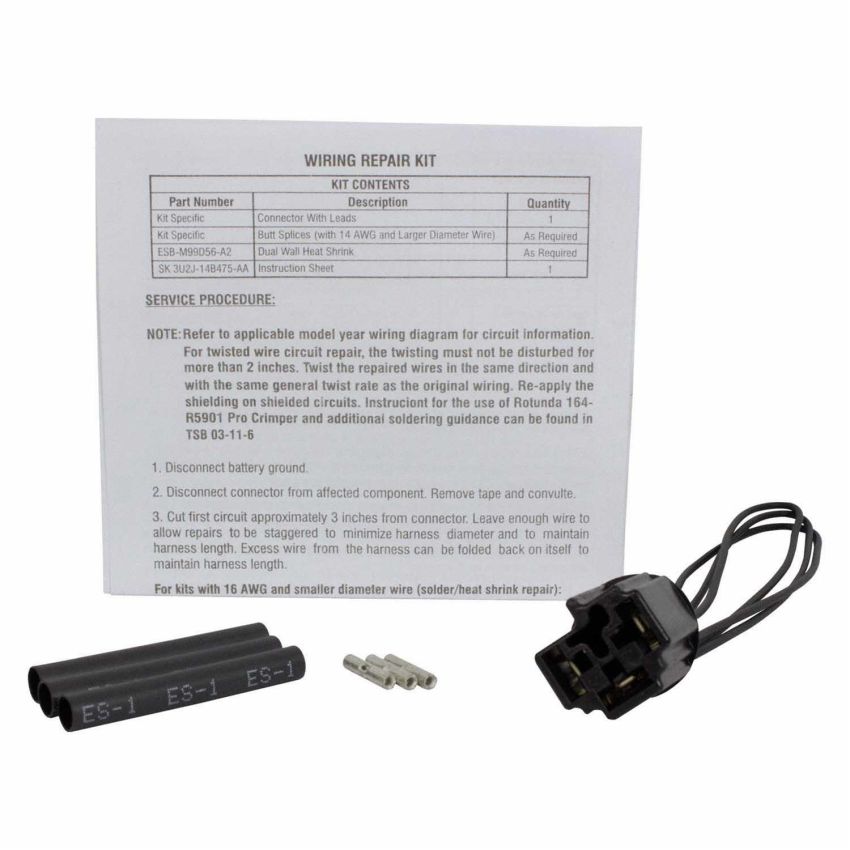 Motorcraft Wiring Connectors 3U2Z14S411BHC