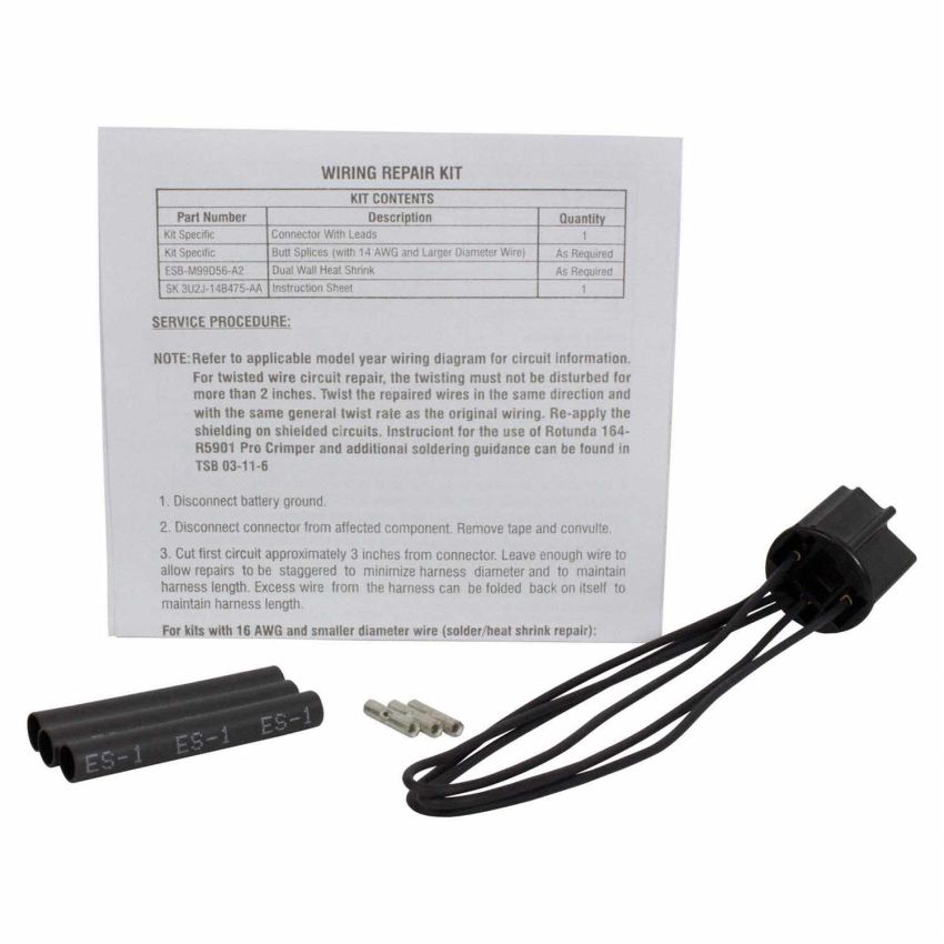 Motorcraft Wiring Connectors 3U2Z14S411BHC