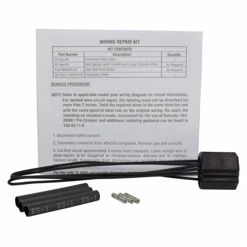 Motorcraft Wiring Connectors 3U2Z14S411BHC