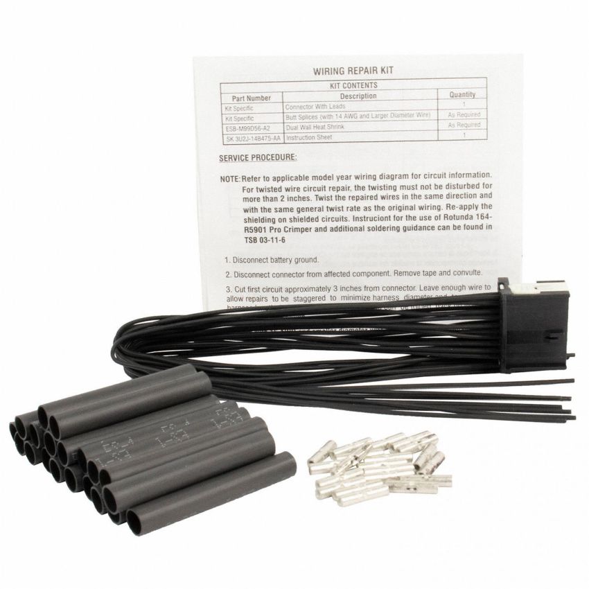 Motorcraft Wiring Connectors FU2Z14S411ATA