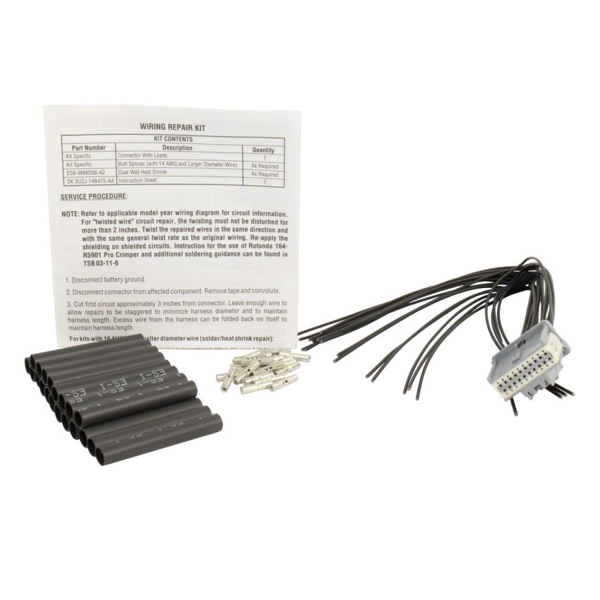 Motorcraft Wiring Connectors FU2Z14S411ASA