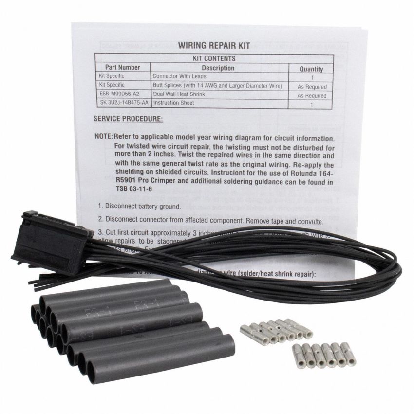 Motorcraft Wiring Connectors GU2Z14S411CA