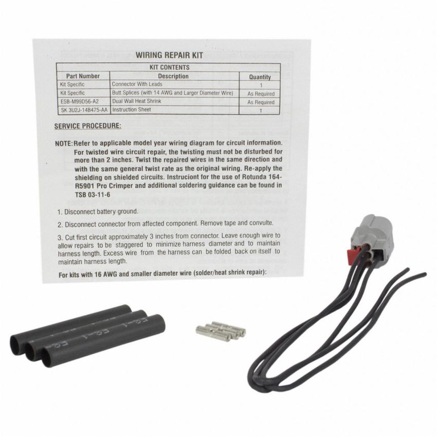 Motorcraft Wiring Connectors FU2Z14S411XB