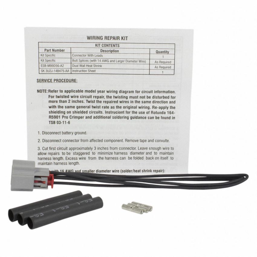 Motorcraft Wiring Connectors FU2Z14S411XB