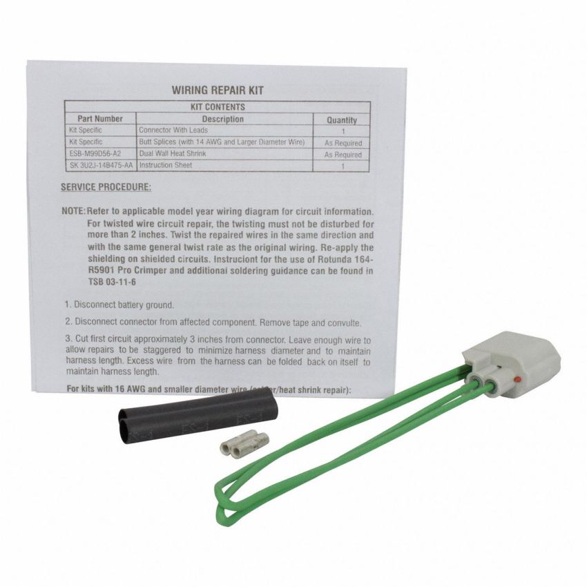 Motorcraft Wiring Connectors 1U2Z14S411BEC