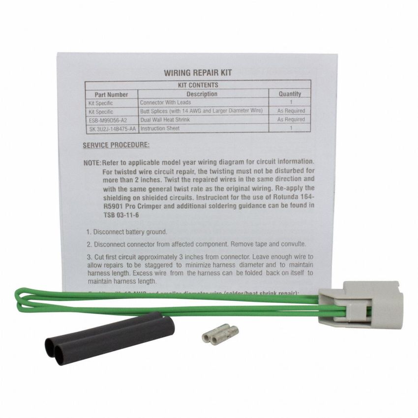 Motorcraft Wiring Connectors 1U2Z14S411BEC